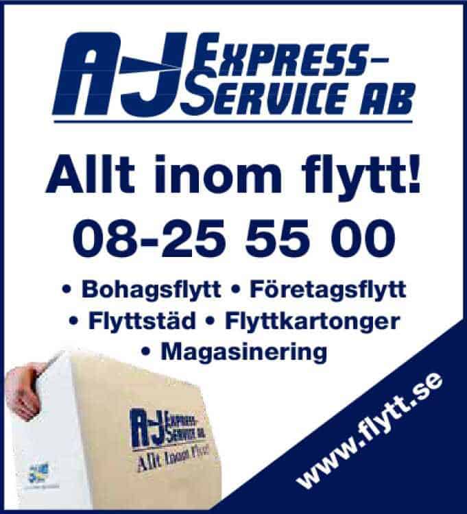A-J Express-Service erbjuder flytt- och transporttjänster i Stockholm, Uppsala och Norrtälje.