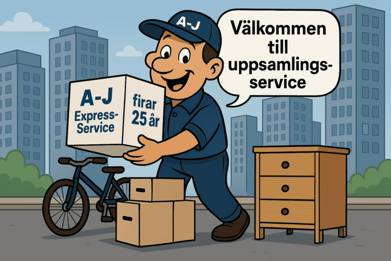 Uppsamlingsservice mellan Stockholm och Sollefteå.