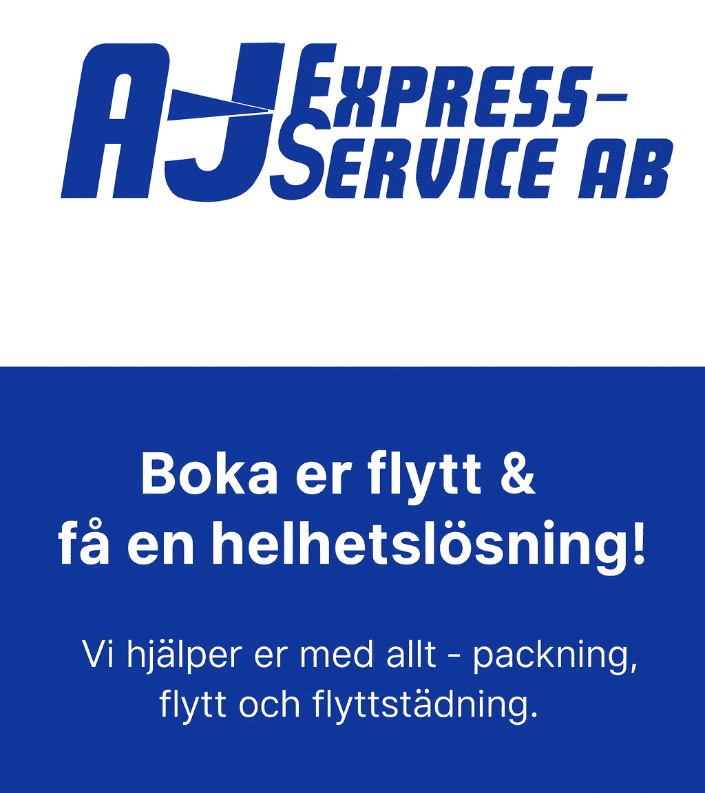 Flytt- och transporttjänster i Stockholm, Uppsala och Norrtälje.