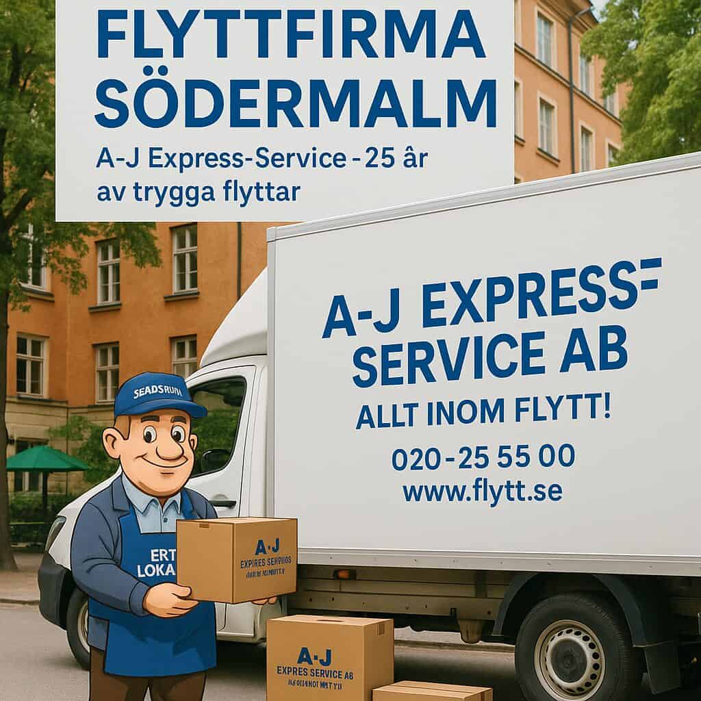 Flyttfirma i Södermalm med erfaren personal och pålitlig service.
